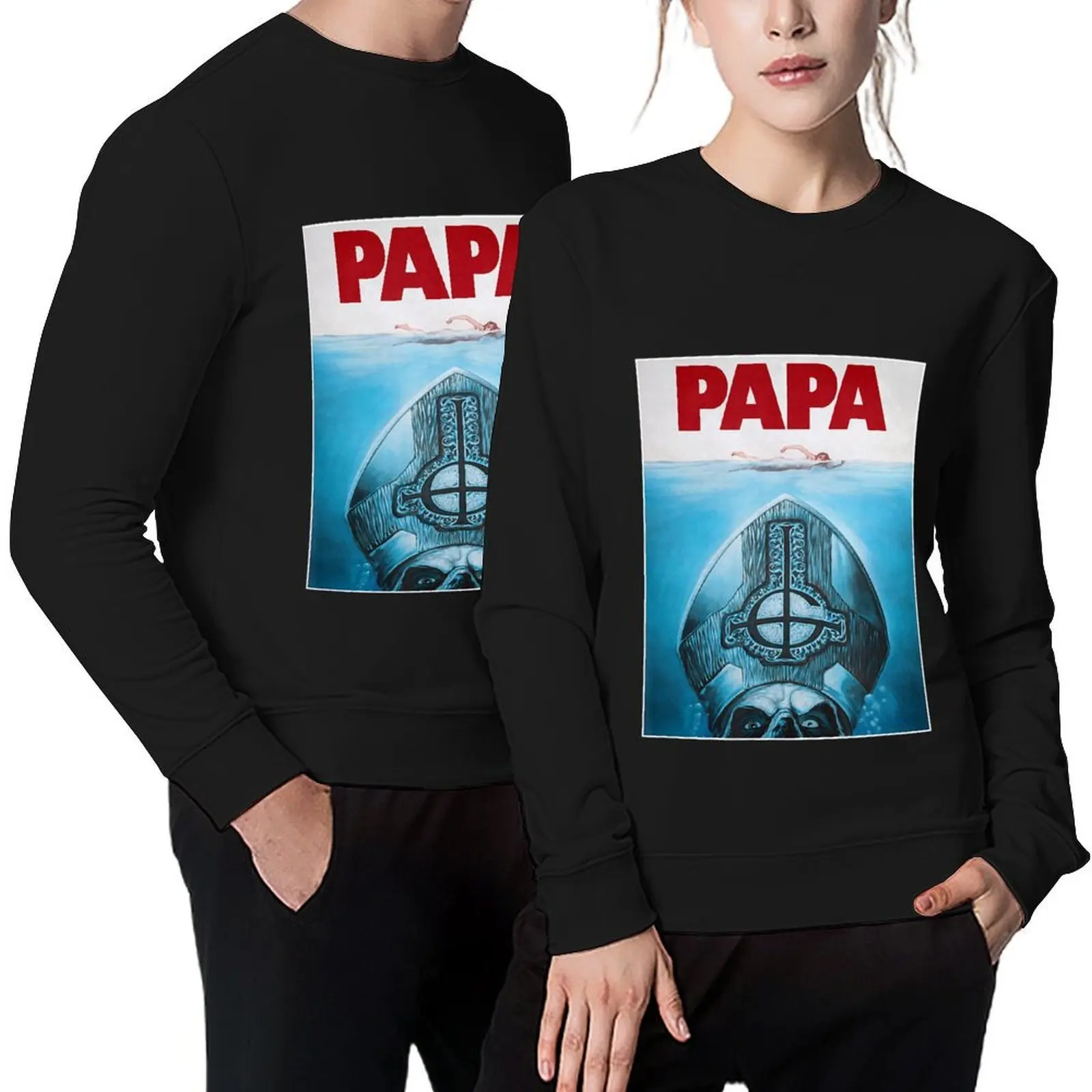 

Ghóst – Papa Pullover graphic t shirts men men clothing tracksuits korean style clothes anime sweatshirt