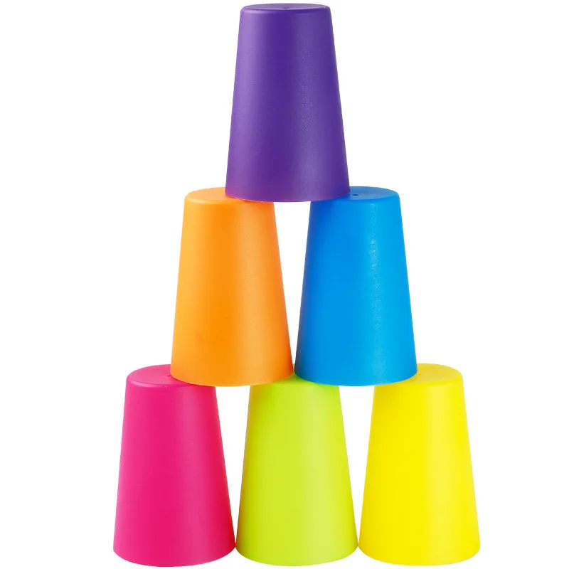 Montessori Education Toys For Children Interactive Battle Quick Stacking Cups Competitive Color Cognition Kids Educational Games
