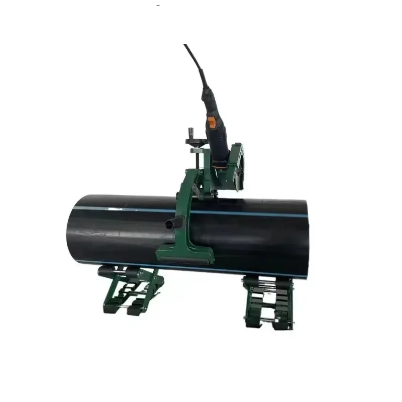 เครื่องตัดไฟฟ้าแบบใหม่สำหรับท่อ PE ขนาด 160 มม. ถึง 400 มม. พร้อมส่วนประกอบปั๊มหลัก