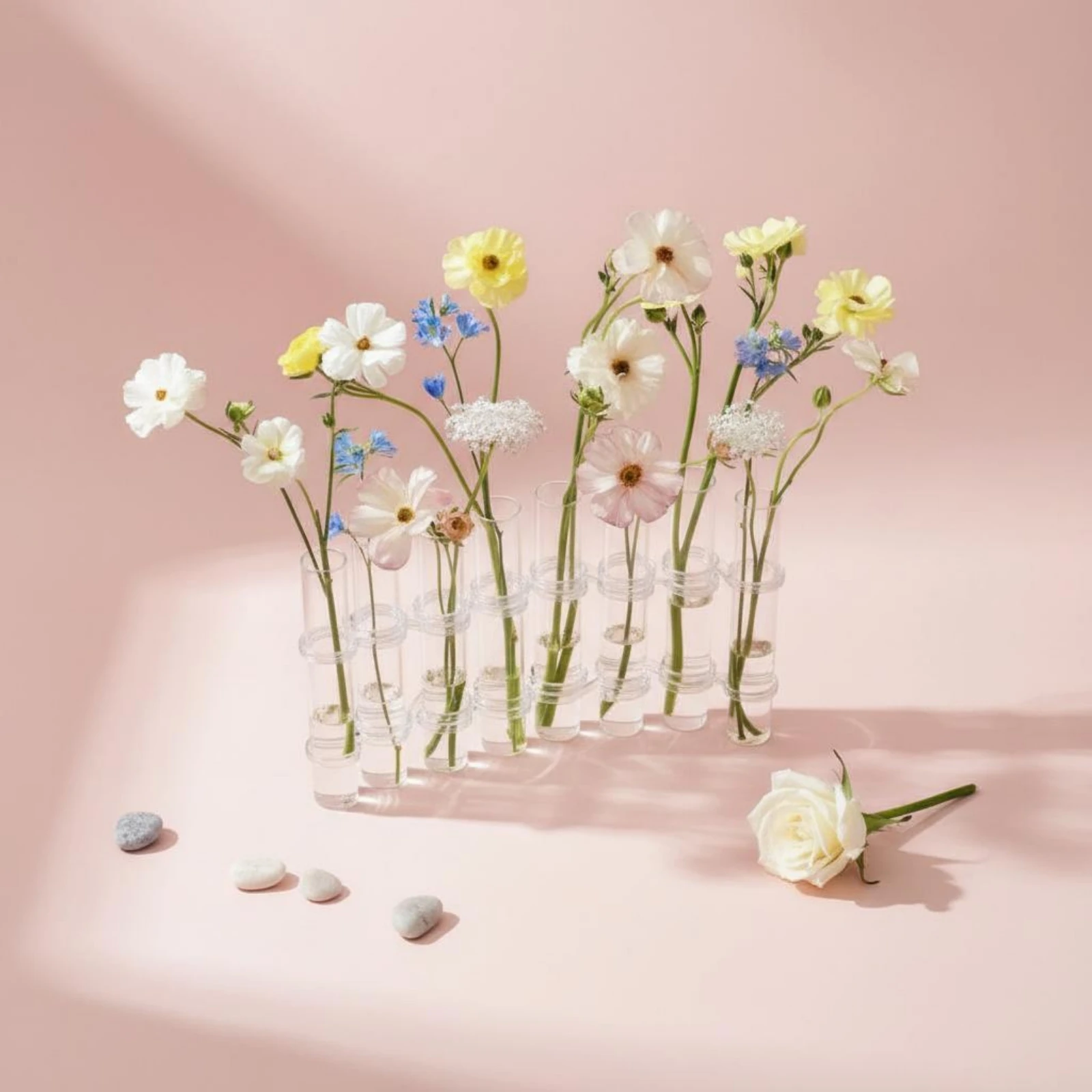 Test Tube Vase Minimalist Design Glass Test Tube Vase Glass Propagation Planter Easy Root High Clearness