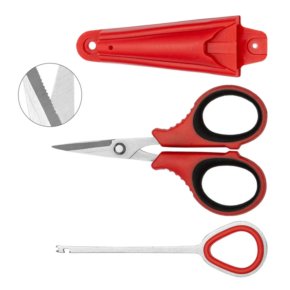 Multi Functionele Tool Koolstofstaal Schaar Vislijn Cut Schaar Rvs Voor Vissen, Stoffen, papier En Kabel