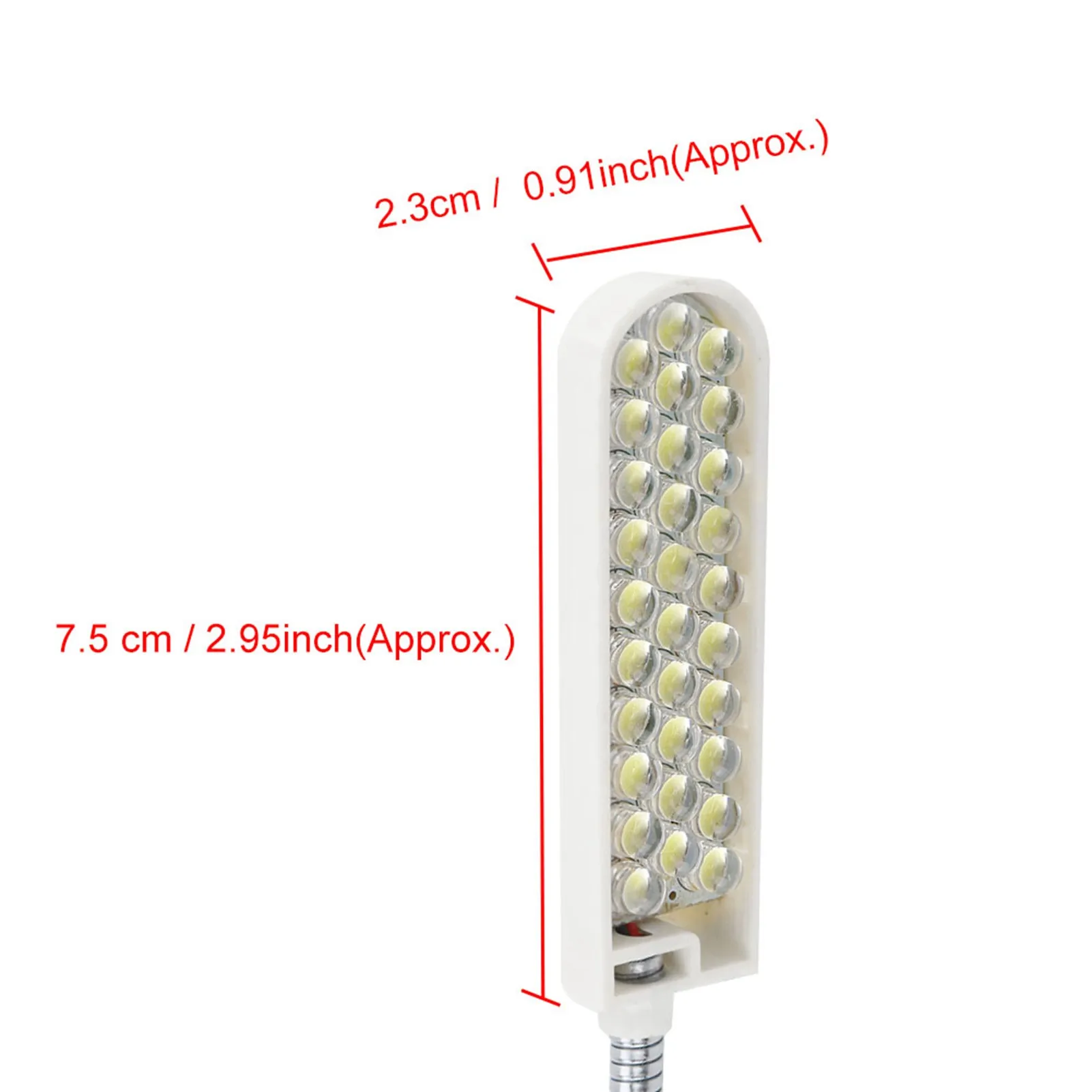 ZK50 30LEDs Sewing Machine Light Working Gooseneck Lamp with Magnetic Base