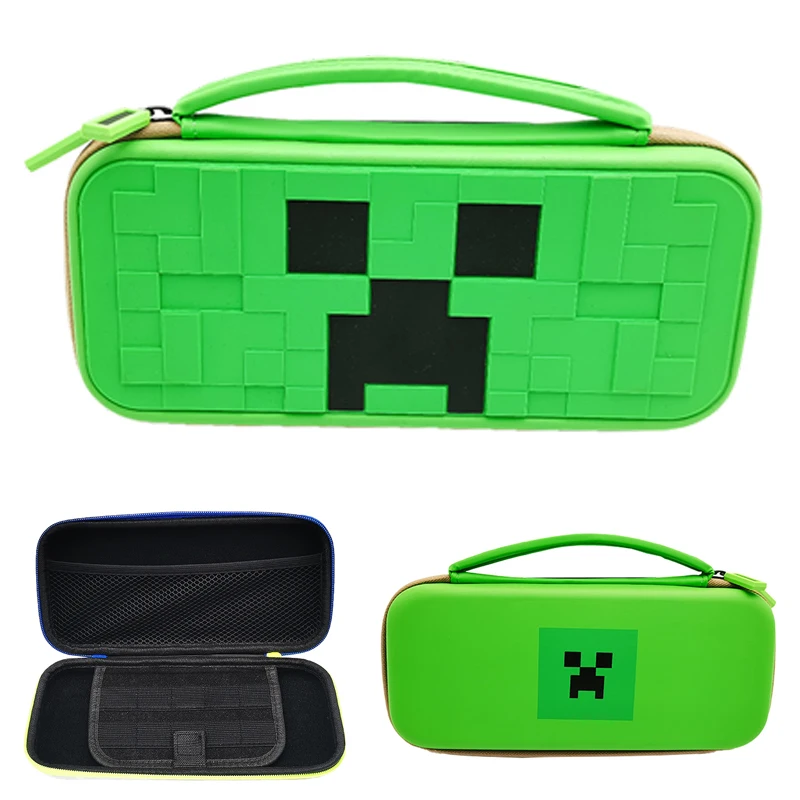 Minecraft Hard Case for For Nintendo Switch  Storage Bag Portable Carrying Box Waterproof Hard Shell for Switch Oled Bag Gifts