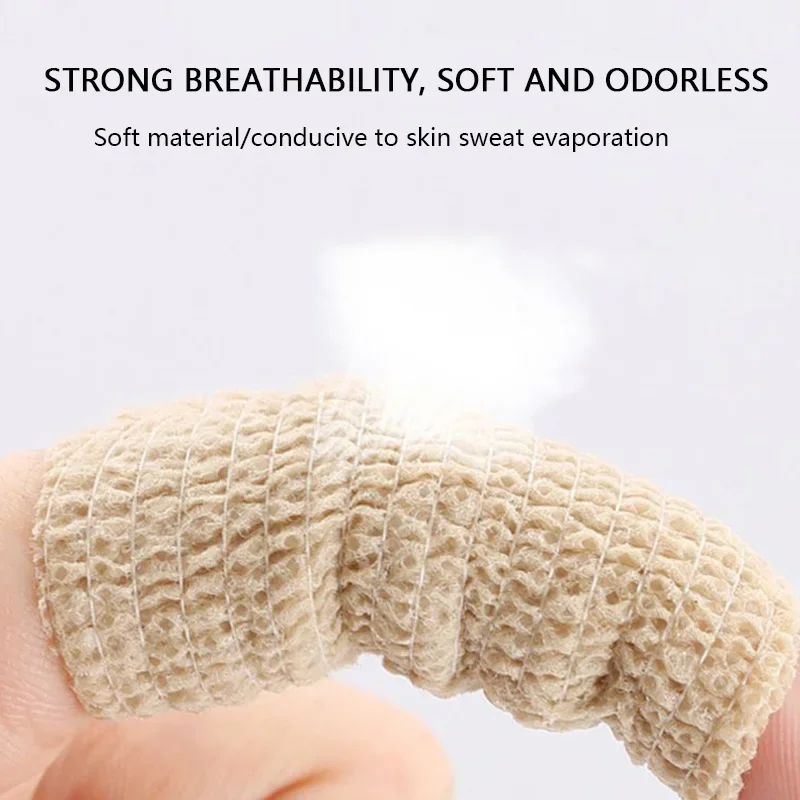 Self Adherent Cohesive Bandage Wrap Stretch Non Woven Self Adhesive Tape - Skin Colour Athletic Elastic Bandage