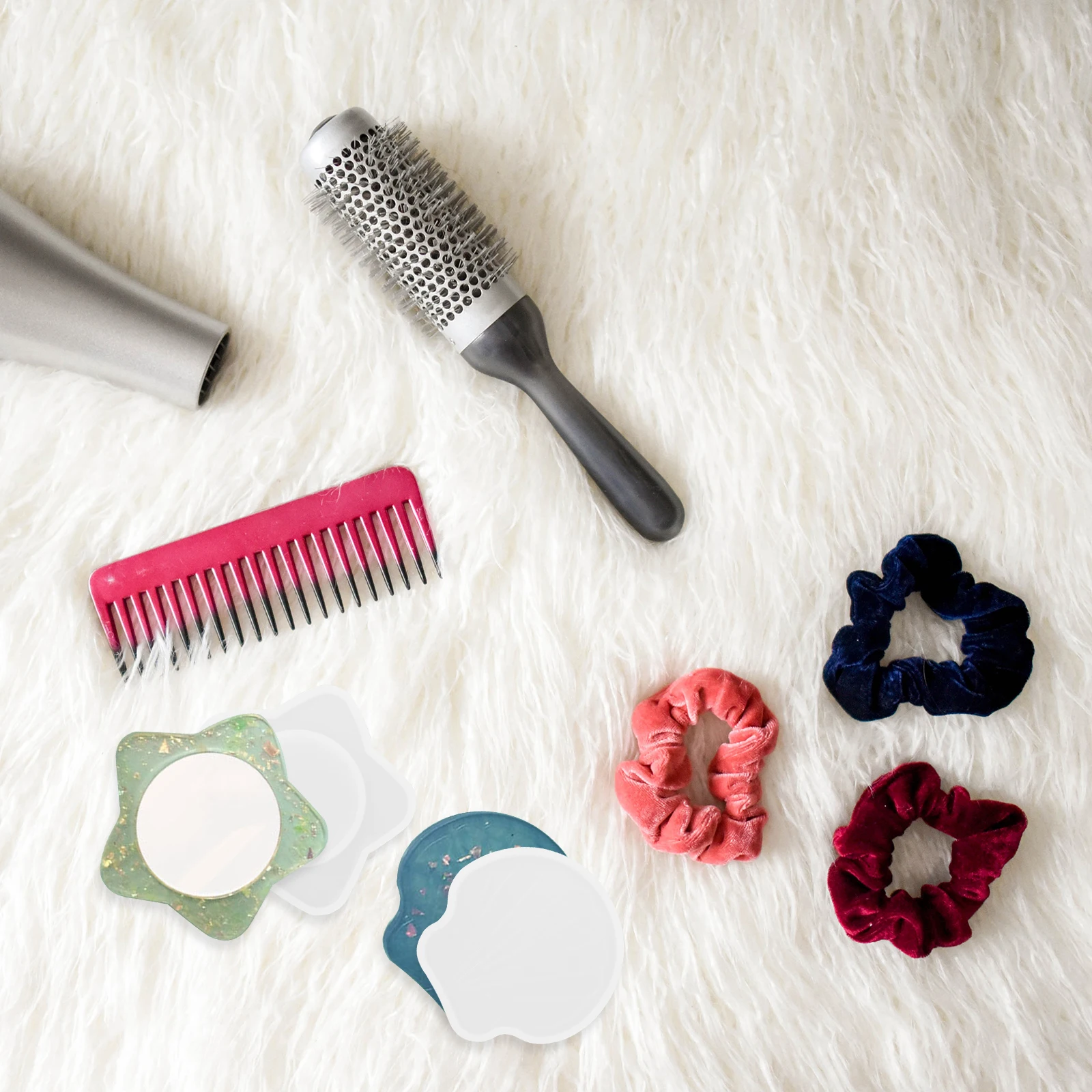 

1Set Mirror Molds Crystal Epoxy Silicone DIY Making Mold Customized Mirror Shape Mold for Handmade Decoration DIY Molds