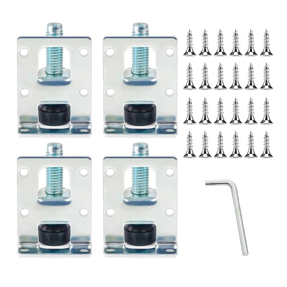 

4 шт., регулируемые ножки для шкафов и столов, из холоднокатаной стали