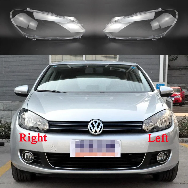 

Headlight Headlamp Lens Lamp Cover Clear Auto Lampshade Shell Caps For Car lampshade Golf 6 MK6 R 2009 2010 2011 2012 Left Right