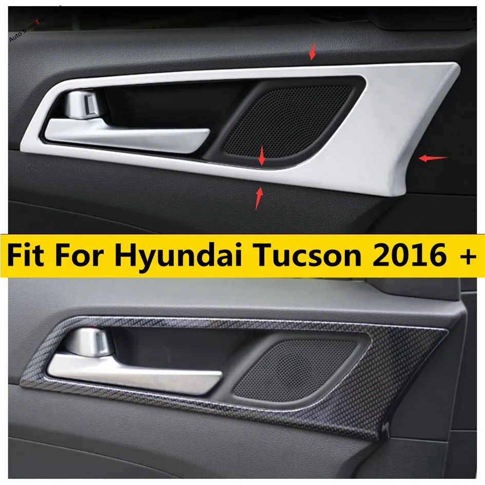 

Inner Door Handle Bowl Clasing Catch Protector Cover Interior Decoration Trim Car Accessories For Hyundai Tucson 2016 - 2020