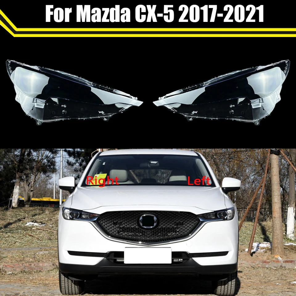 マツダ CX-5 2017-2021 交換用ランプシェルヘッドライトカバーガラス