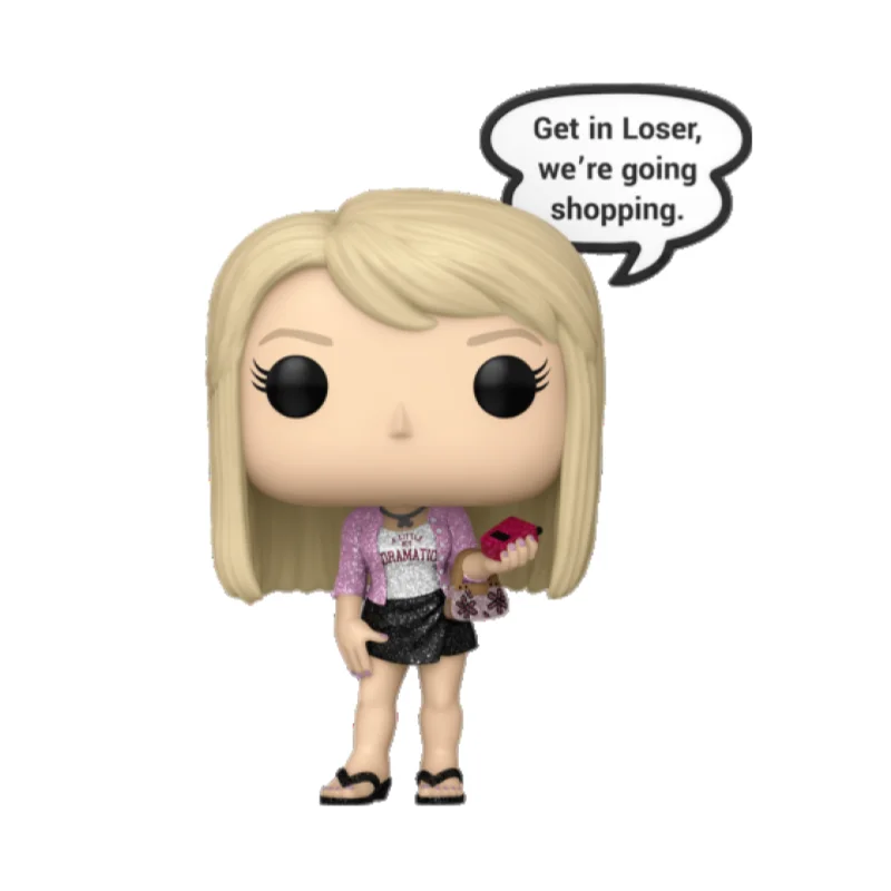 يعني الفتيات ريجينا تجعل شخصيات تحدث # 1764 Funko Pop 4.5 بوصة من الفينيل على شكل شخصية قابلة للجمع إصدار محدود لعبة مجسمة هدية