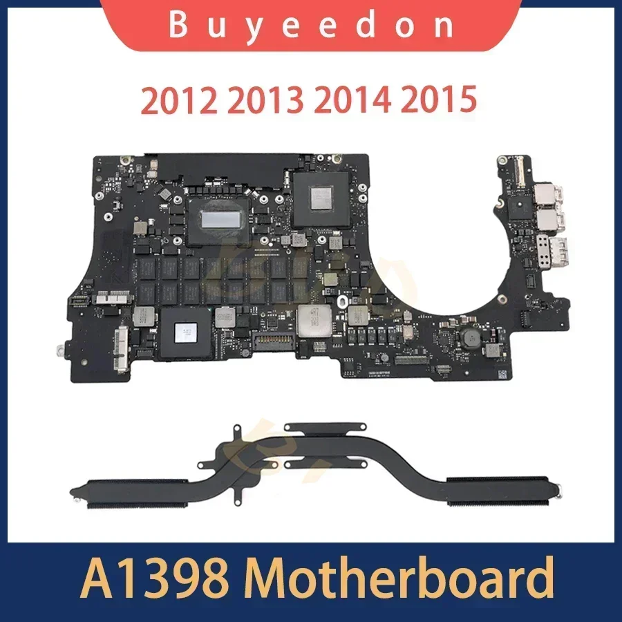 Tested Original A1398 Motherboard 2012 2013 2014 2015 Years For MacBook Pro Retina 15