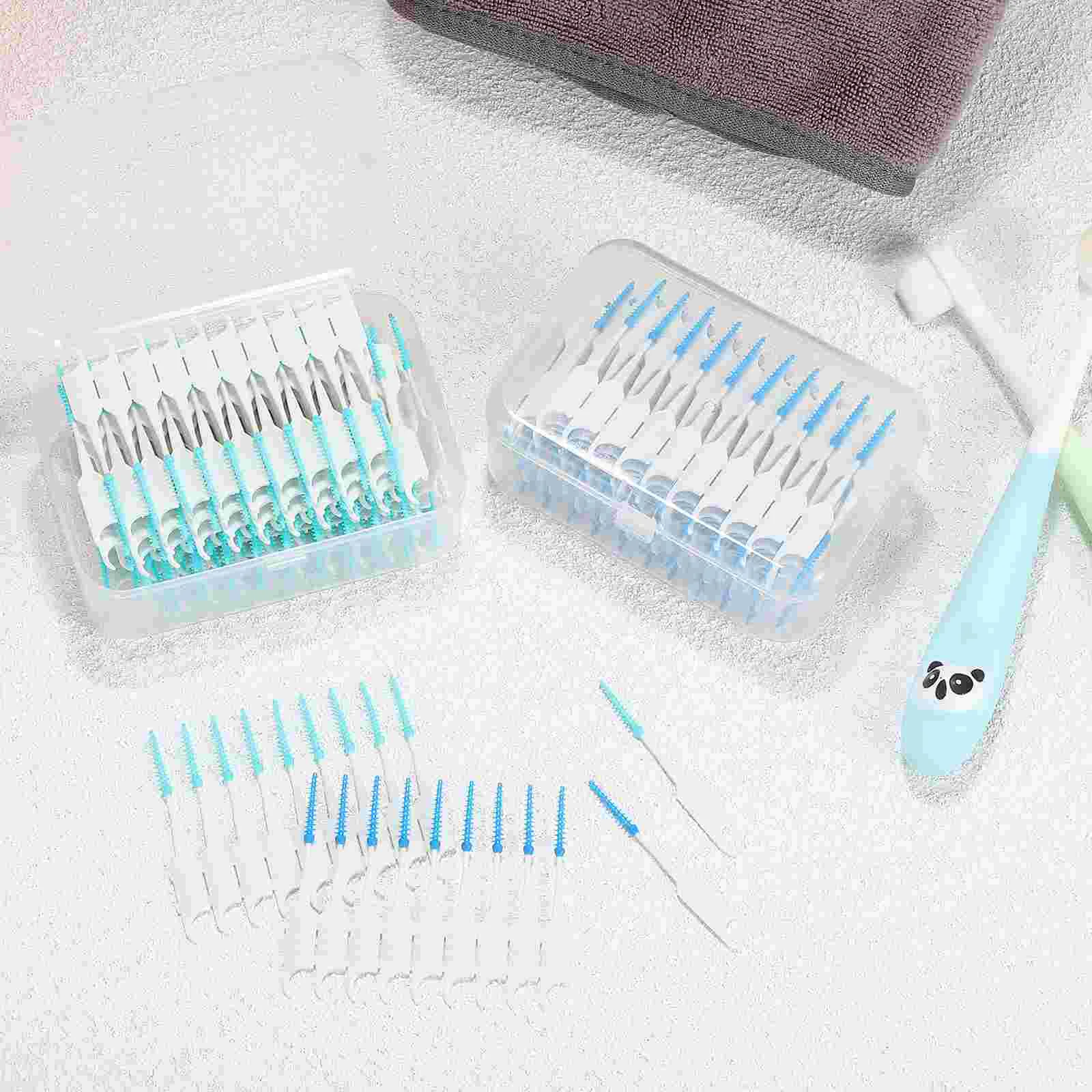 Brosse à dents interdentaire, 400 pièces, fil dentaire, choix orthodontie accolades mini pour