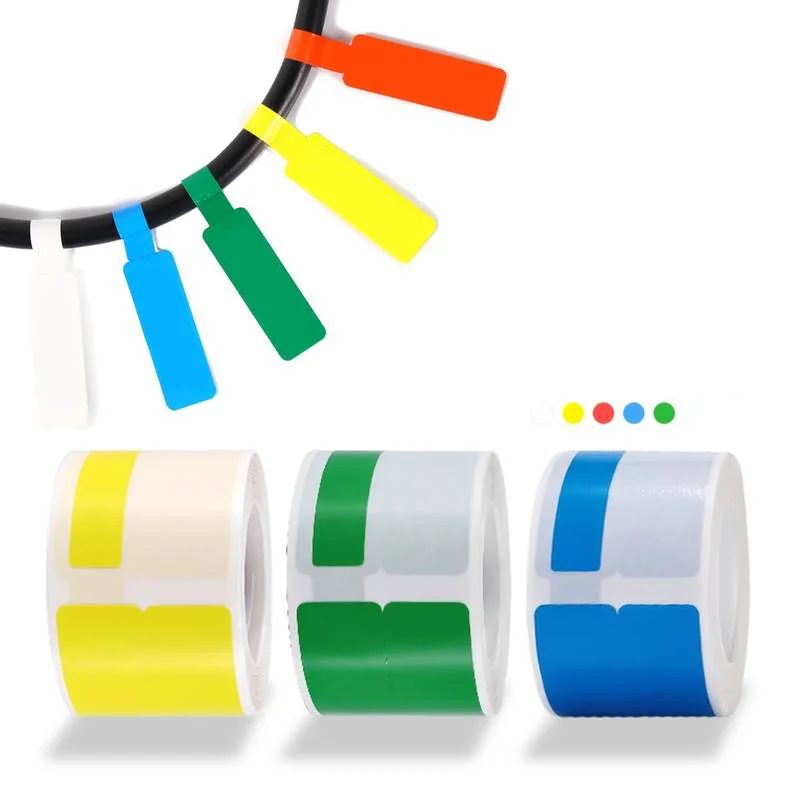 Premium P50 Cable Wire Label Paper for Use in P50 Printers Widely Used for Various Scenarios Wear Resistant Useful in Daily Life