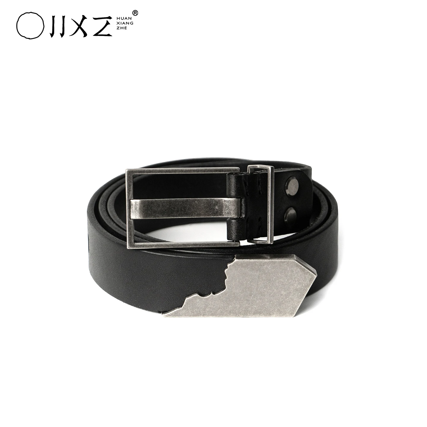 Minimalist Distressed Genuine Leather Belt Vintage Casual Belt for Men Women Unisex Metal Buckle Waist Strap Cinturón Ceinture