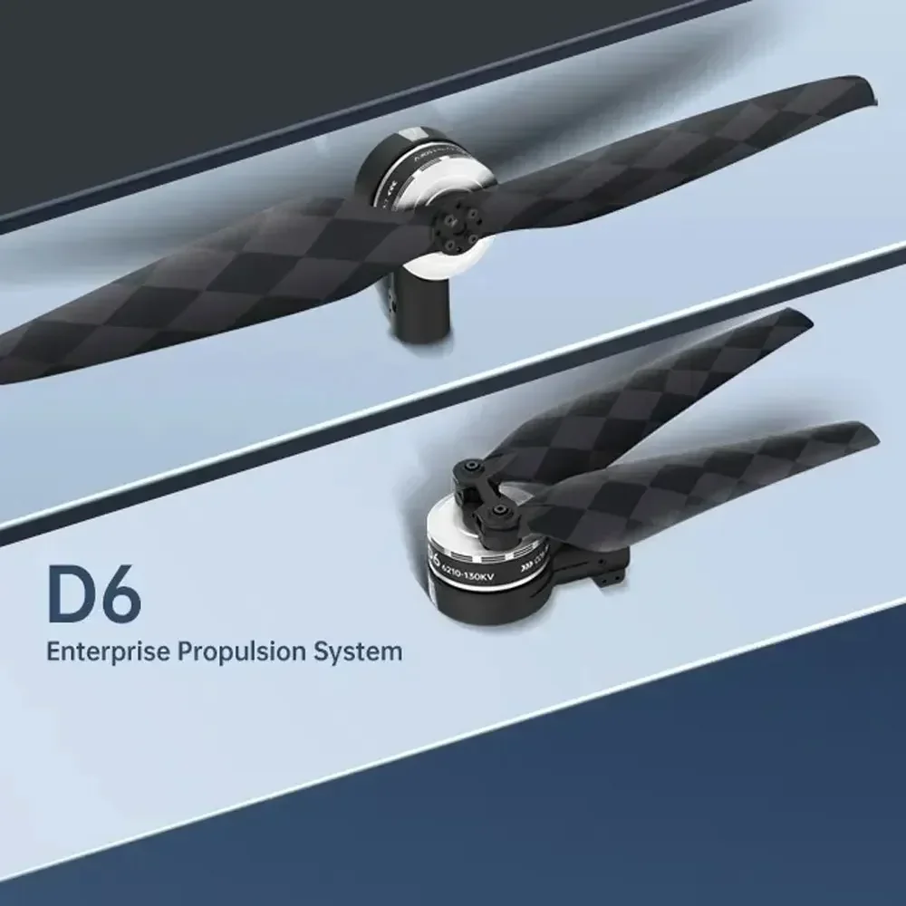 SIYI D6 Integrated UAV Power System High Thrust Fixed Fold Propeller Dual Throttle Open Source Drone Motor