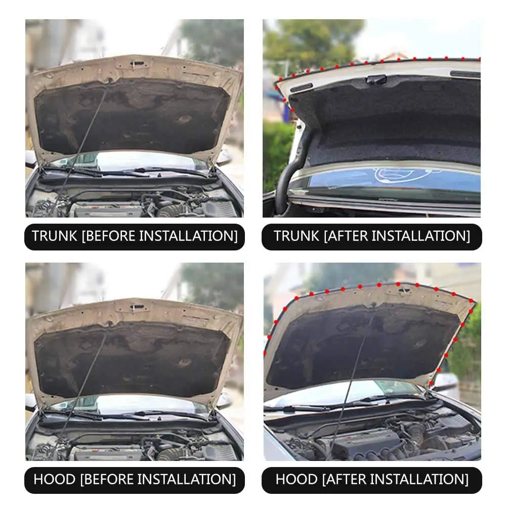 Autotür Schalldichte Abdichtung Gummidichtung Autotür Schalldämmung Gummidichtung Dichtung Auto Kofferraumhaube Dichtung – Detail 9