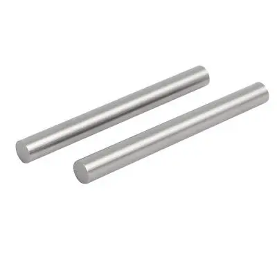 10mm Dia 100mm Length HSS Round Shaft Rod Bar Lathe Tools Gray 2pcs