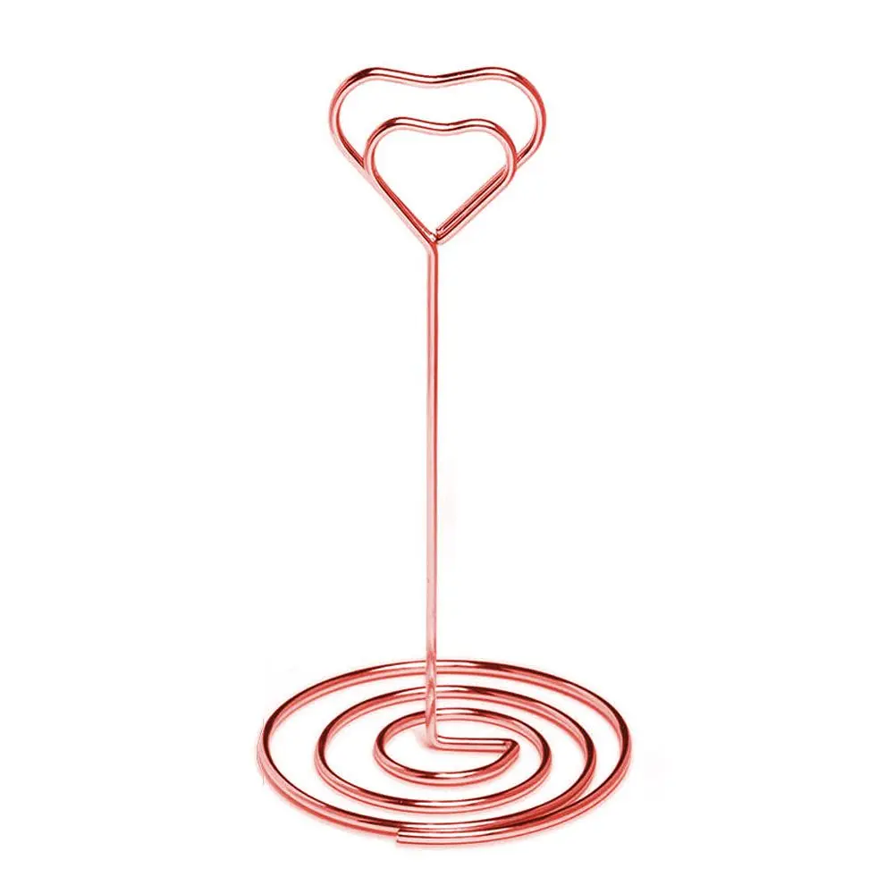 Clamp Wedding Supplies Picture Cards Display Stand Desktop Decoration Table Numbers Holder Place Card Photos Clips Clamps Stand