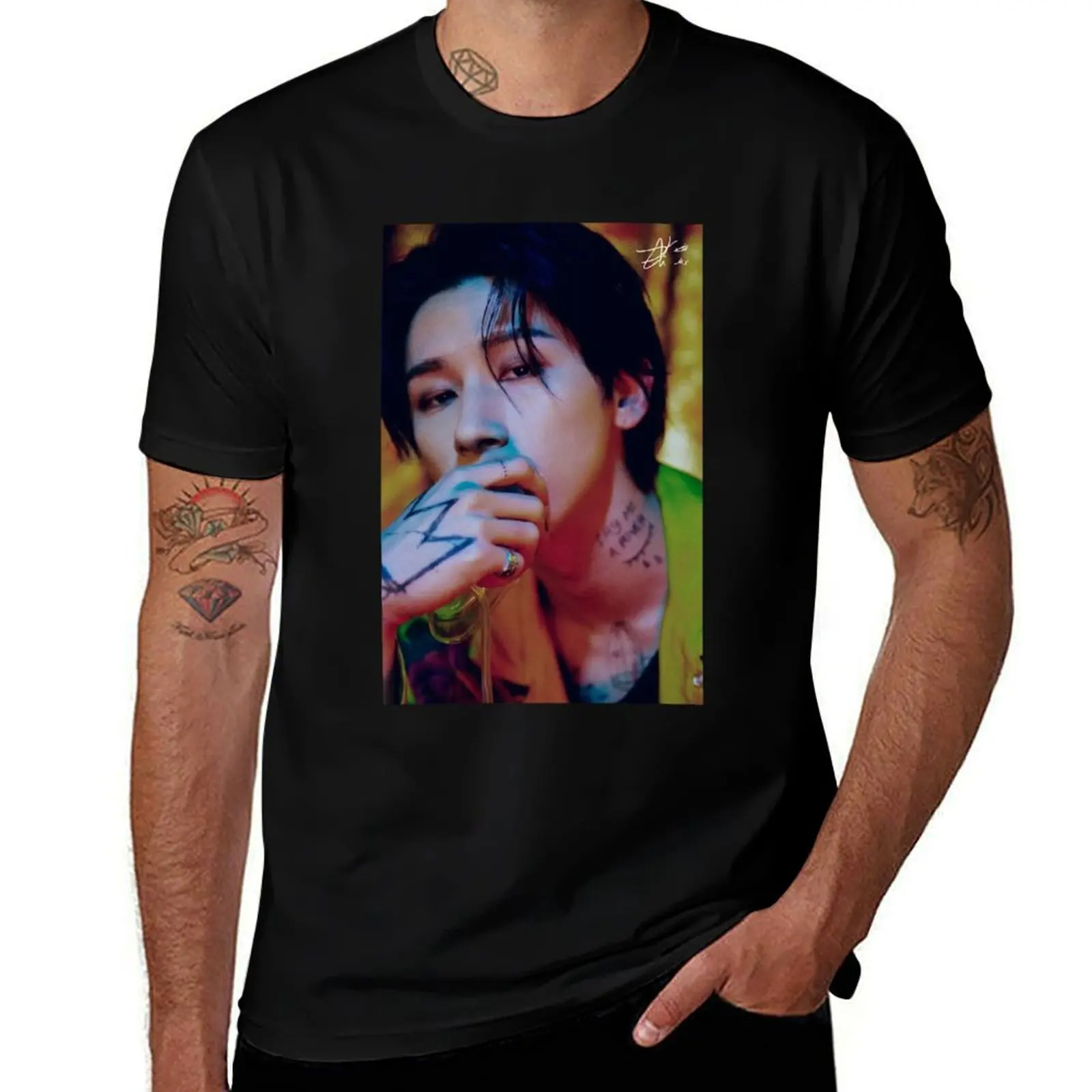 

I.M Monsta X T-Shirt custom t shirt heavyweights Luxury man topping mens graphic t-shirts hip hop
