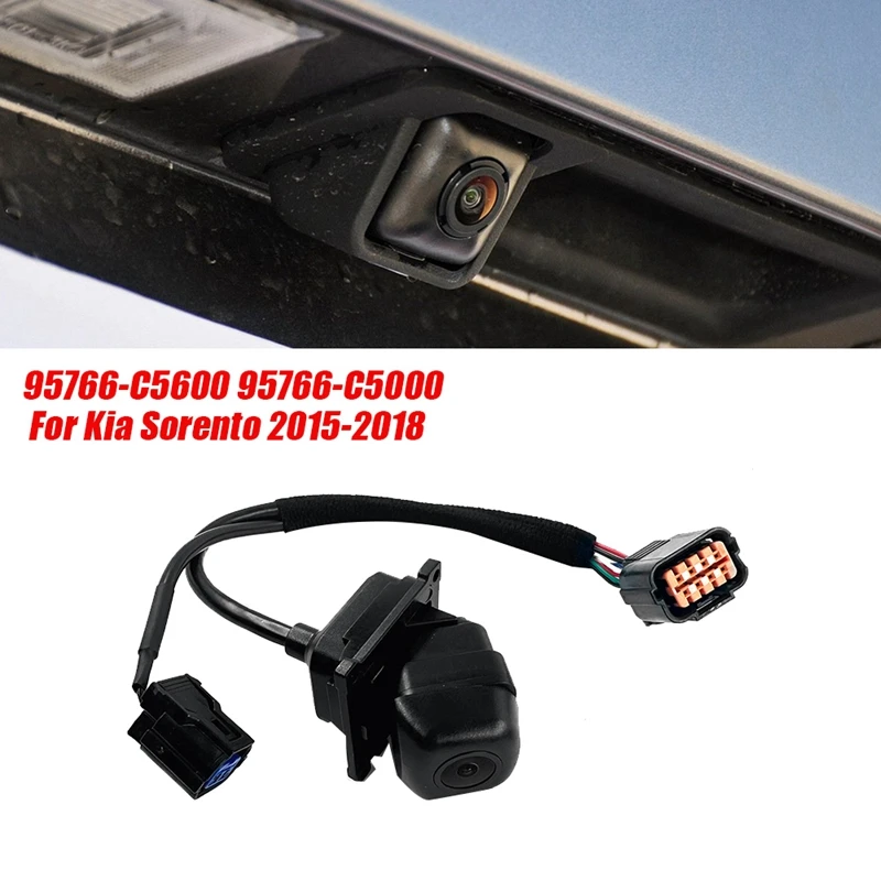 Cámara de visión trasera de respaldo de coche, 95766-C5600, para Kia Sorento 2015-2018, cámara de asistencia de estacionamiento de reserva de coche, 95766C5000, 95766C5600, piezas