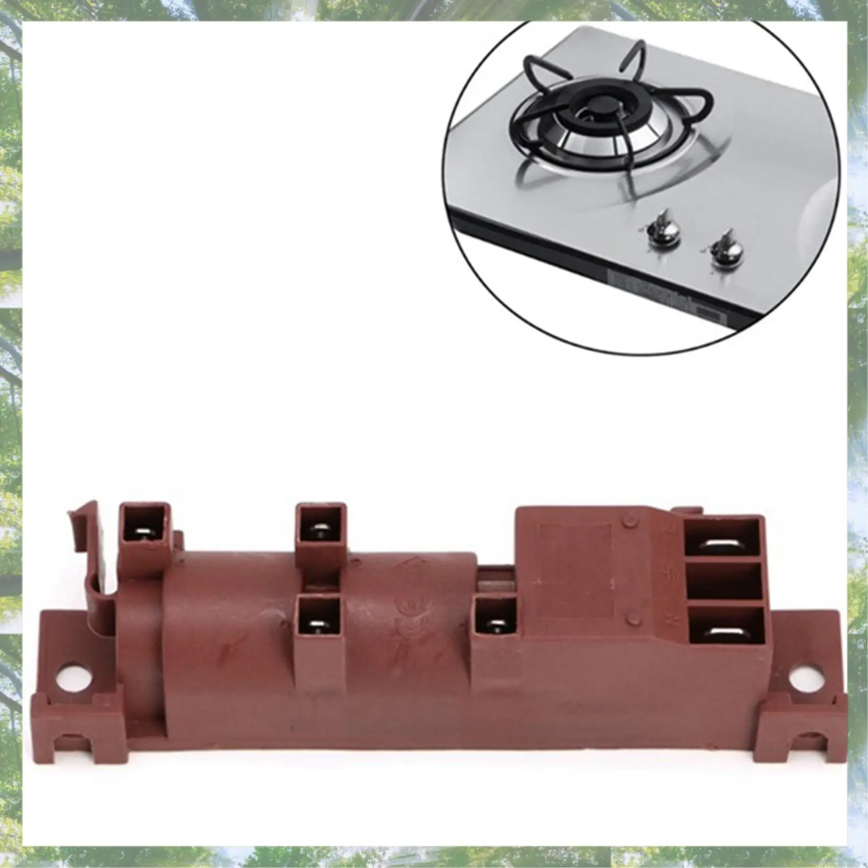 

L73A 2025-6 шт., 220 В, импульсный воспламенитель переменного тока для газовой плиты с 4 клеммами, детали газового водонагревателя, искровой воспламенитель для варильной панели