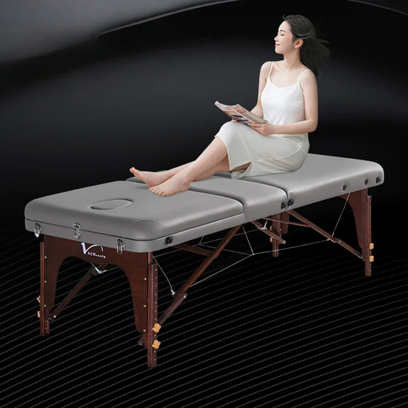 

Professional Tattoo Bed Car Aesthetic Stretcher Kit Folding Massage Table Tables Hair Esthetician Lit De Pliable Multifunctional