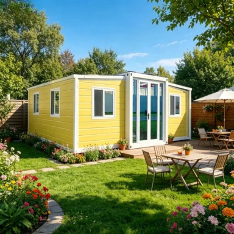 CE Certified Folding Container House Prefabricated Modular Home 1 Year Warranty