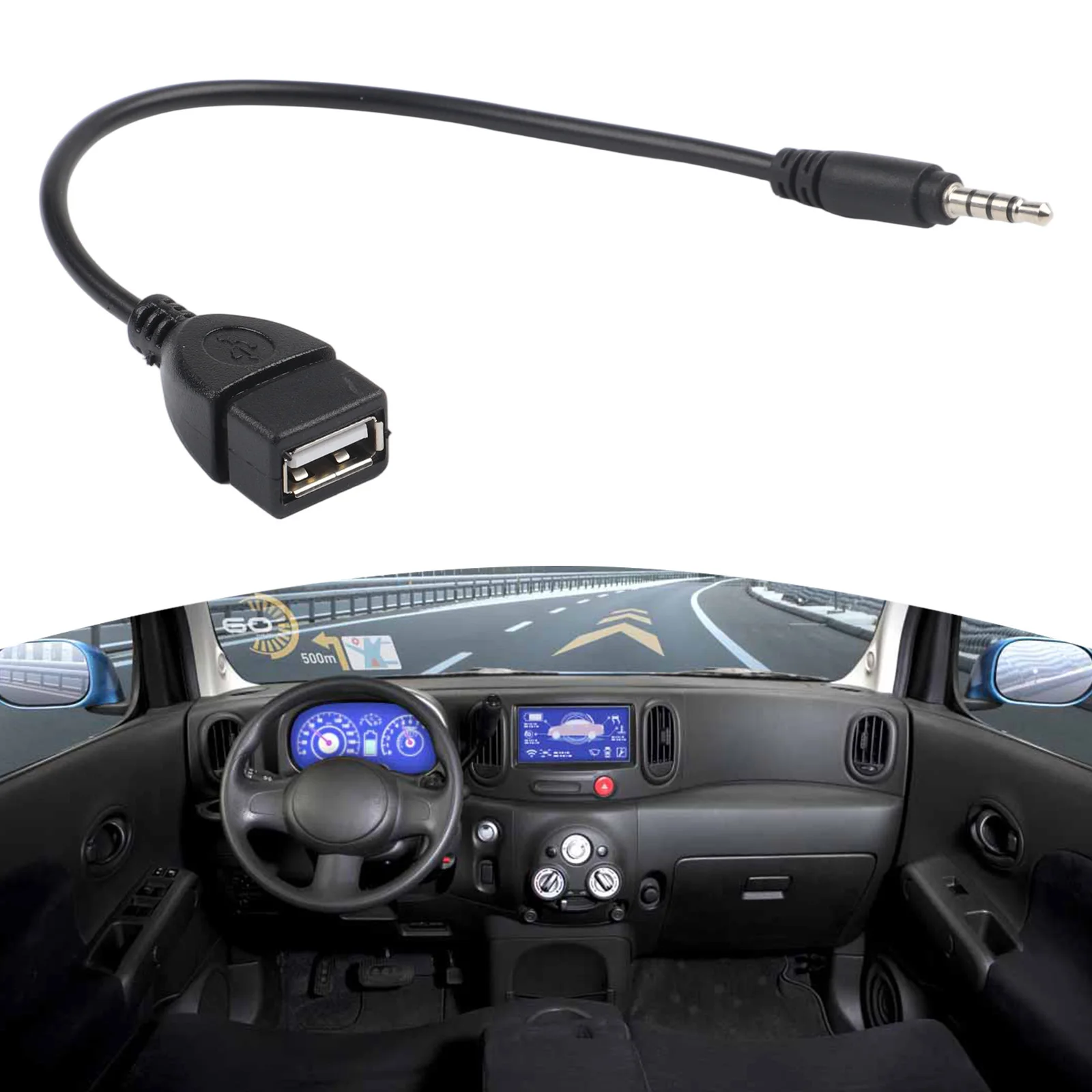 AUX Audio Cable AUX Audio Cable Converter Adapter Cable Made Of High Quality Wear Resistant Converter Slightly Different