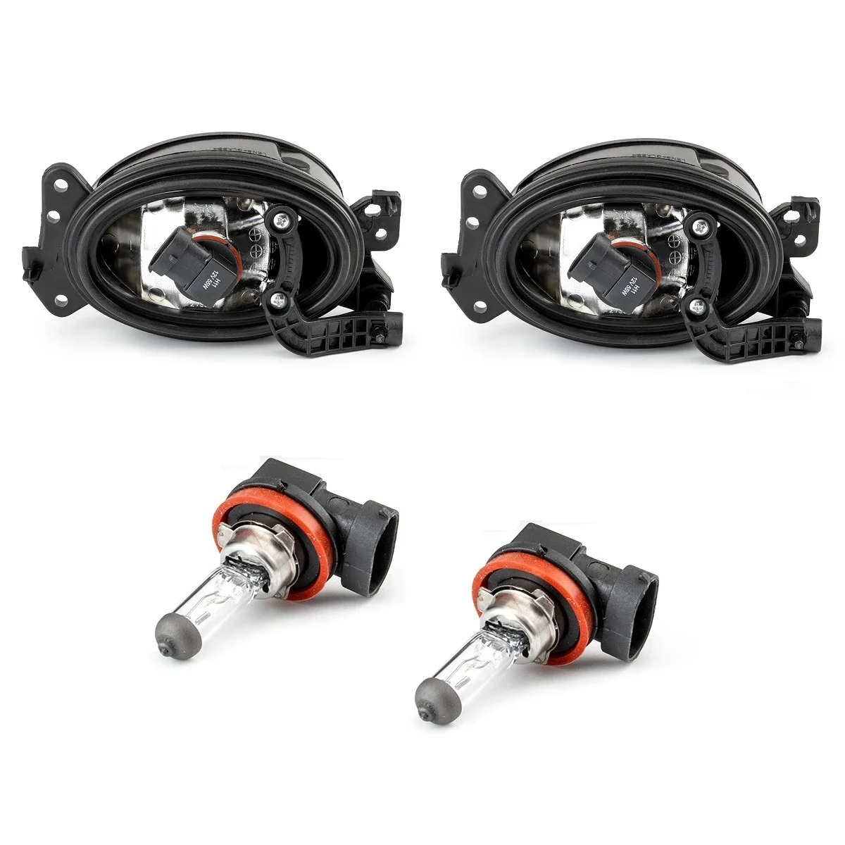 1 Pair Front Bumper Fog Lights With H11 Halogen Bulbs for Mercedes-Benz W211 E-Class 2007-2009 E-Class Facelift Auto Lighting
