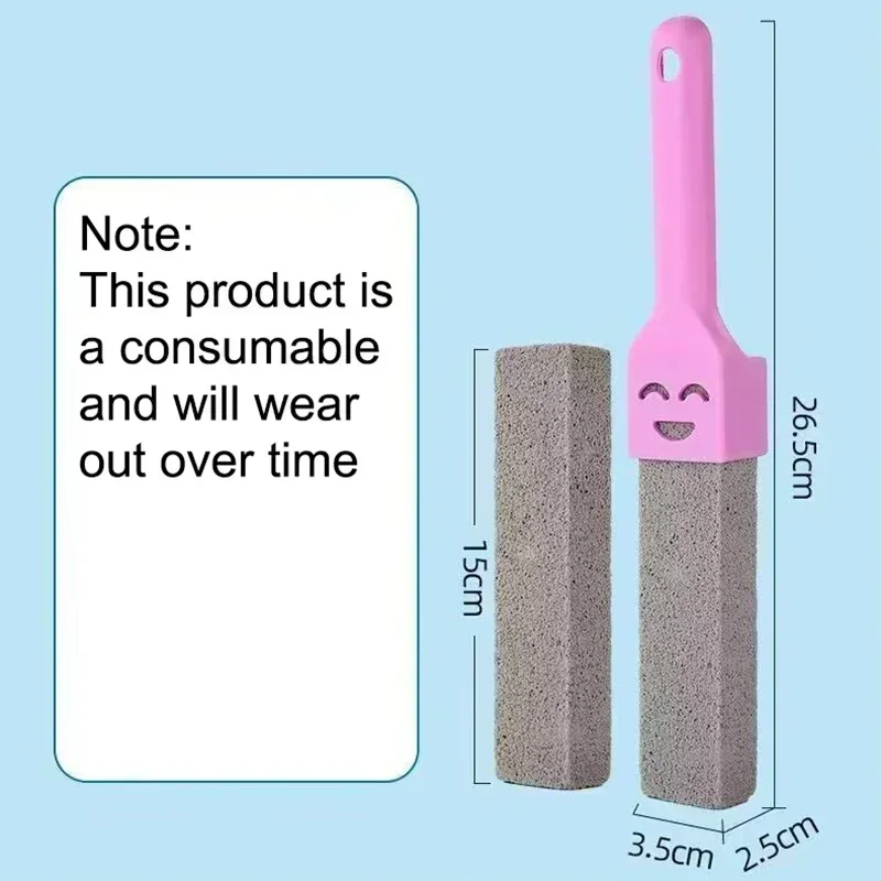 Pumice Stone Cleaning Stick Seat Toilet Limescale Rust Stain Dirt Removal Brush Bathroom Tile Sink Household Washing Accessories