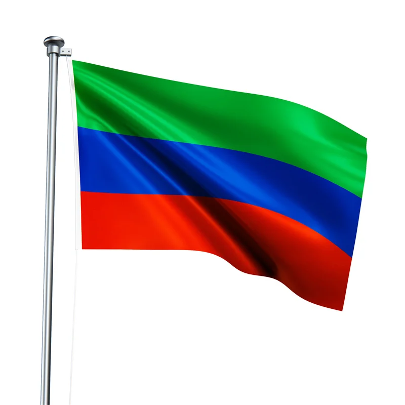 Gaslight Gatekeep Girlboss 5' x 3' Dagestan Russia Russian Federation Flag Banner 150cm x 90cm