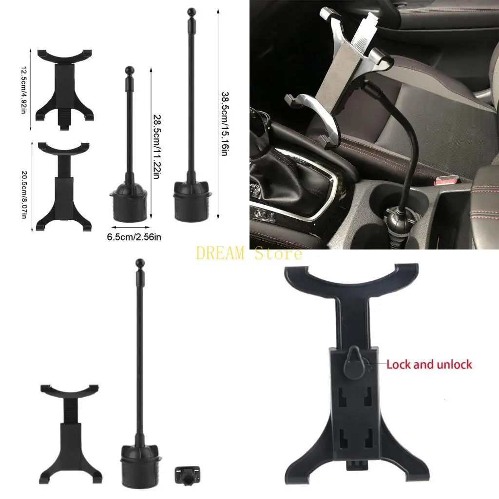 

Car Cup Holder Phone Mount Universal Adjustable Car Cradle Cup Tablet best sale