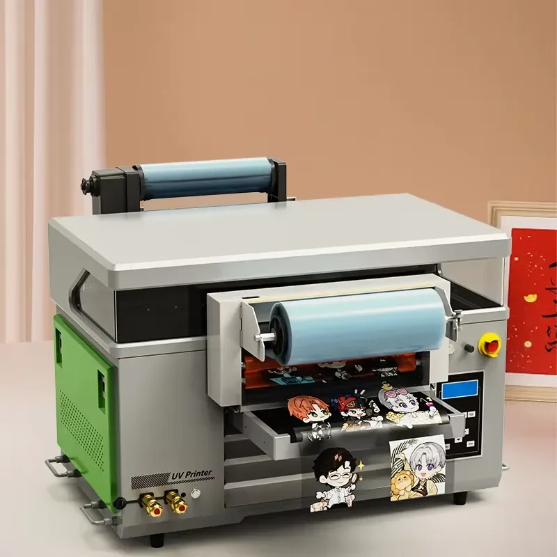2025 Mini Portable A3 Printer 40060 Model Laminating Feature For T-Shirts Cards Flatbed XP600 Print Head Compatible Flex