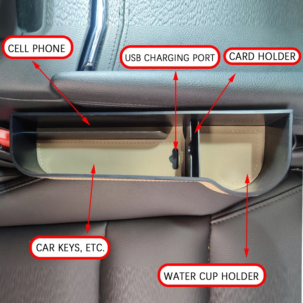 Car Seat Crevice Storage Box Seat Gap Filler For SWM G01 G05 Swm X3 X7 EROE X2 G01F G03F Shineray SUV 2023 2024 Auto Accessories