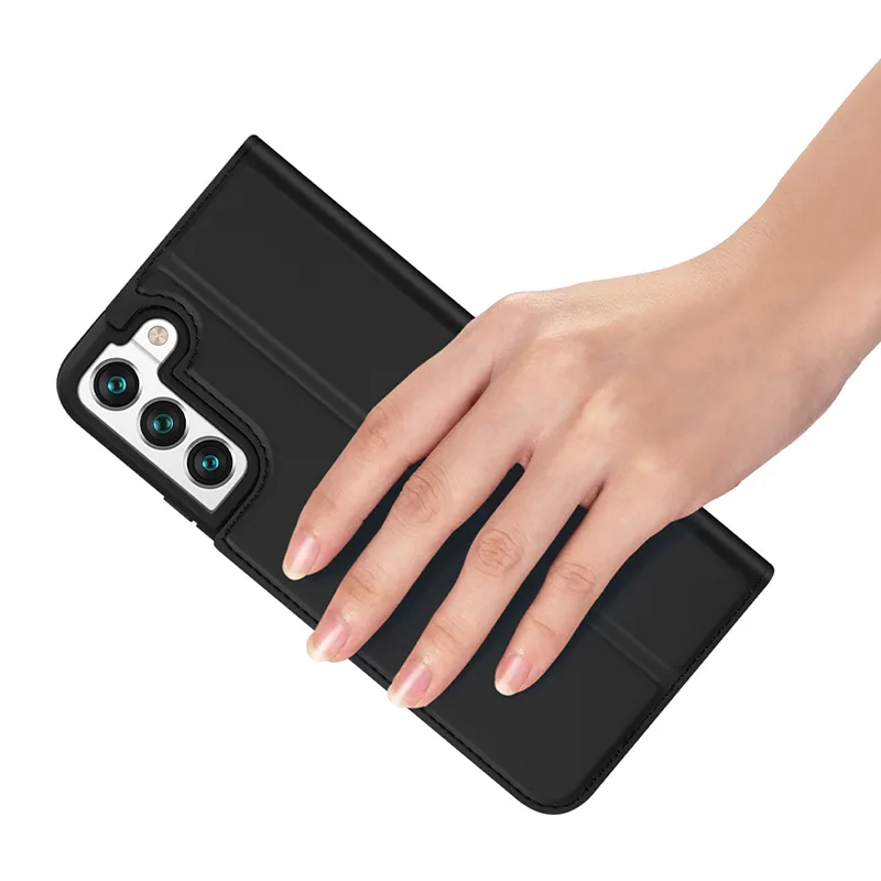 Luxury Original Dux Ducis Ultra Thin Slim Flip Case Leather Tpu Book Cover For Samsung Galaxy S24 S23 Fe Plus Ultra Phone Cases