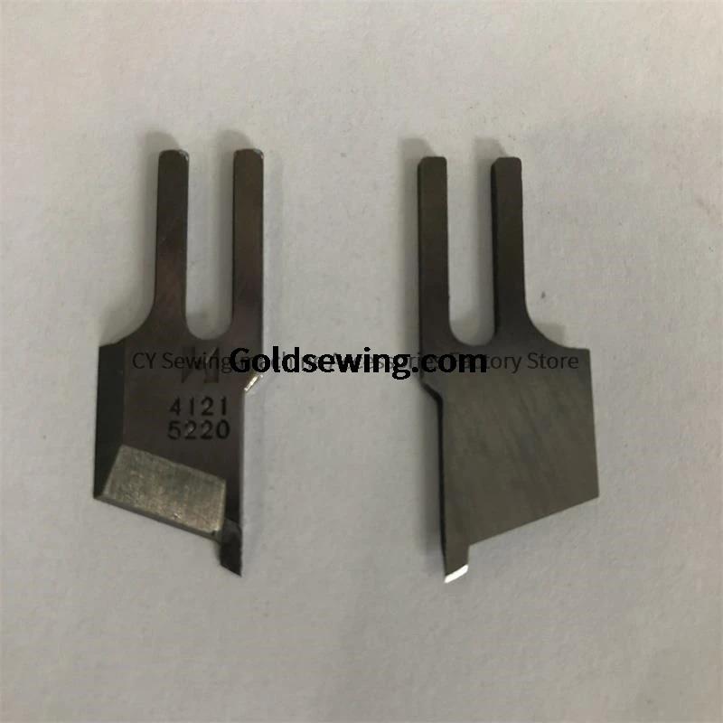 10PCS B4121-522-000 B4121-522-000(SKS7) Strong H Blade 522 Cutter Turning 19-1 Hair Cutting Knife for Flat Lockstitch Sewing