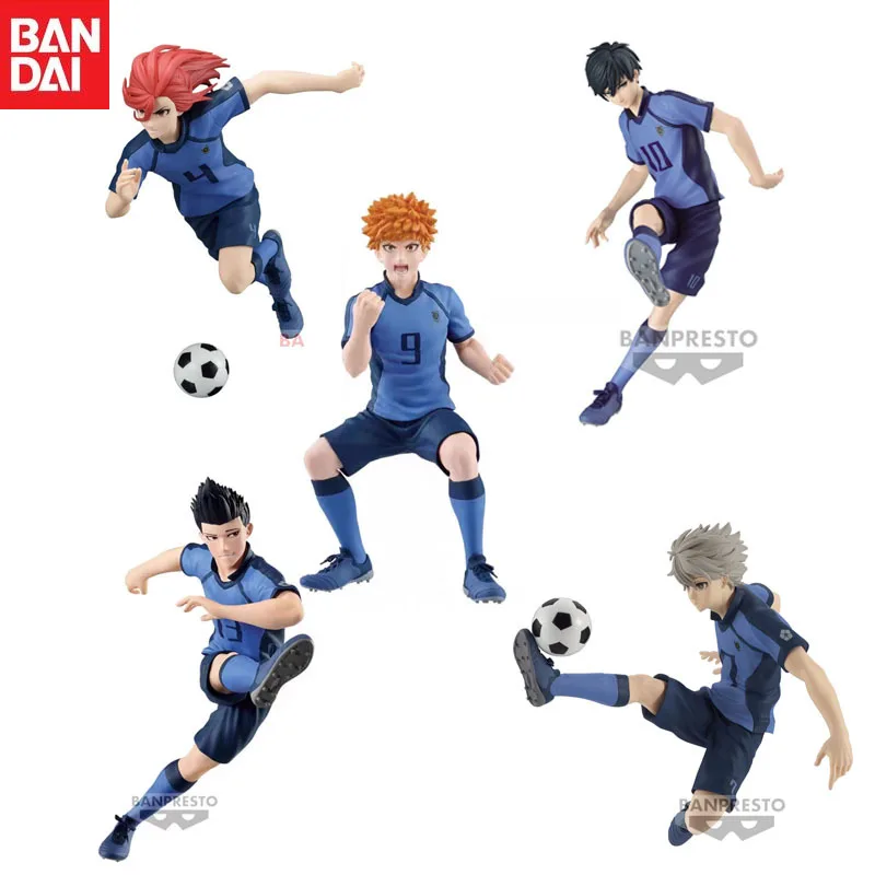 

Bandai Original Anime BLUE LOCK Chigiri Hyoma Seishiro Nagi Barou Shouei Kunigami Rensuke Rin Itoshi Action Figure Model Gifts