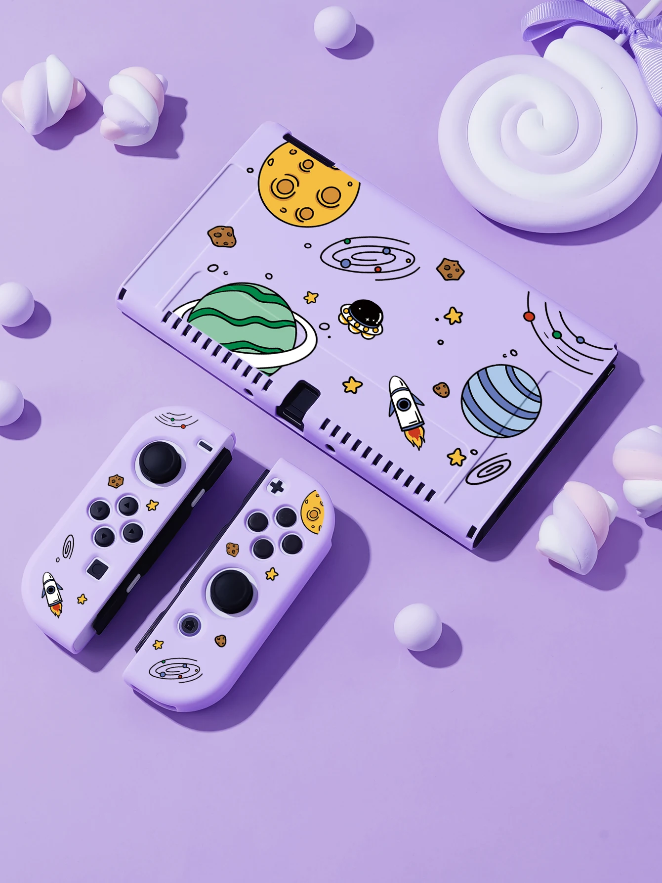 حافظة واقية لمفتاح نيتندو OLED ، ملحقات ألعاب NS ، غلاف قابل للفصل محمول باليد لـ NS Joycon