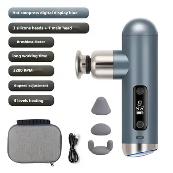 מיני אלומיניום גודל עיסוי אקדח brushless מנוע הקשה רקמות עמוק שריר עיסוי שריר עיסוי