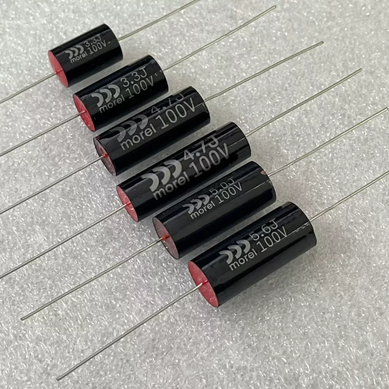 

10 шт. Morel Morel 3,3 мкФ 4,7 мкФ 5 мкФ 5,6 мкФ 100 В медный конденсатор для аудио связи Foot Fever