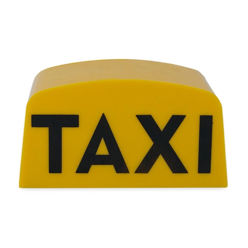 12V Yellow/White Taxi Sign Cab Roof Top  Car Magnetic Sign Light Universal Drop Shipping