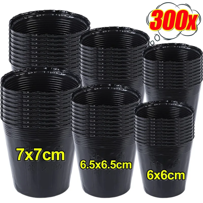 

Утолщенные пластиковые горшки для рассады, контейнеры для выращивания семян, овощных саженцев, прививок, садовые принадлежности