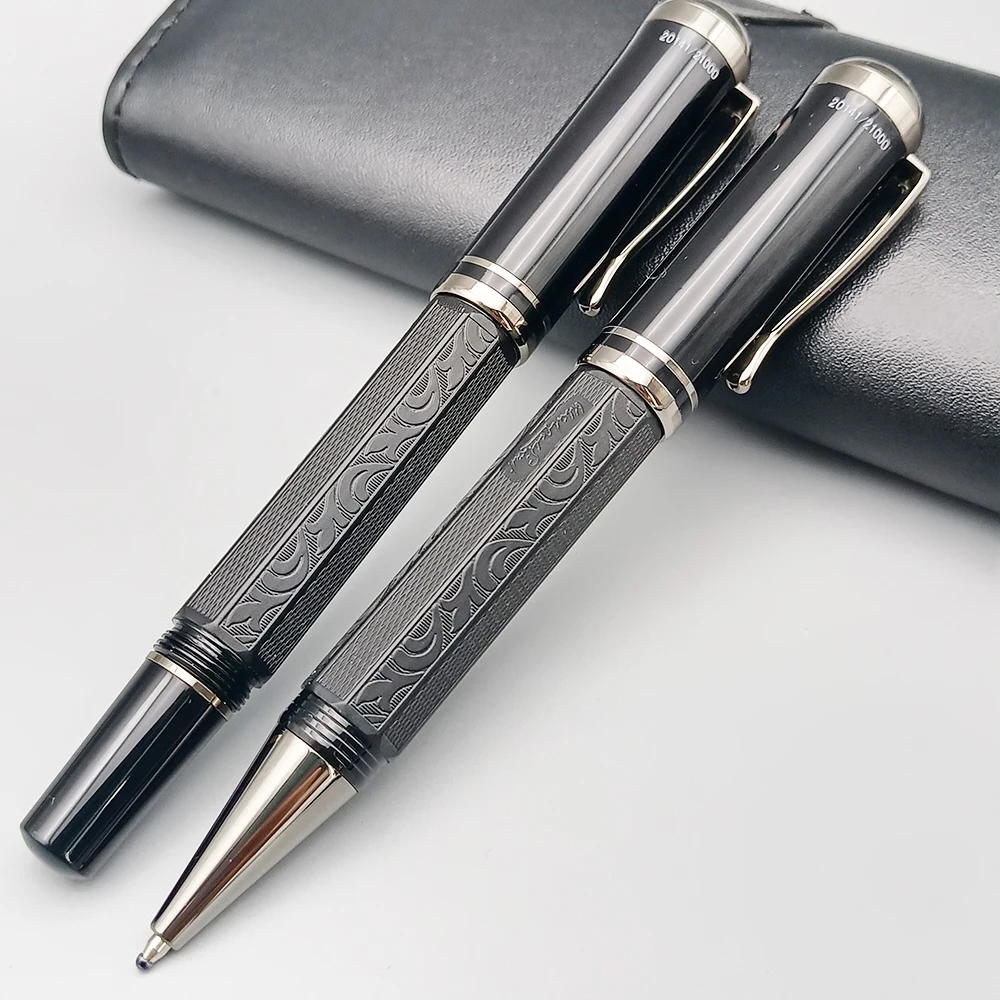 قلم حبر جاف فاخر من سلسلة المشاهير من MB RolleBall هدية قرطاسية أنيقة للكتابة المكتبية