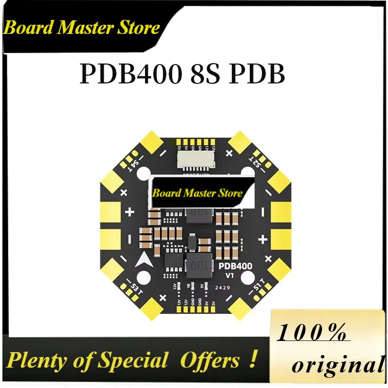 BoMaSAocoda-RC PDB400 8S 400A PDB Distribution Board PDB Or PDB600 Distribution Board For RC Quadcopter Drone Fixed Wing Ammeter