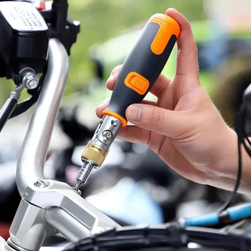 10 In 1 Portable Ratchet Screwdriver - Magnetic Multi-Angle Screwdriver Set with Hidden Bits, Corner Access Tool DIY image 6