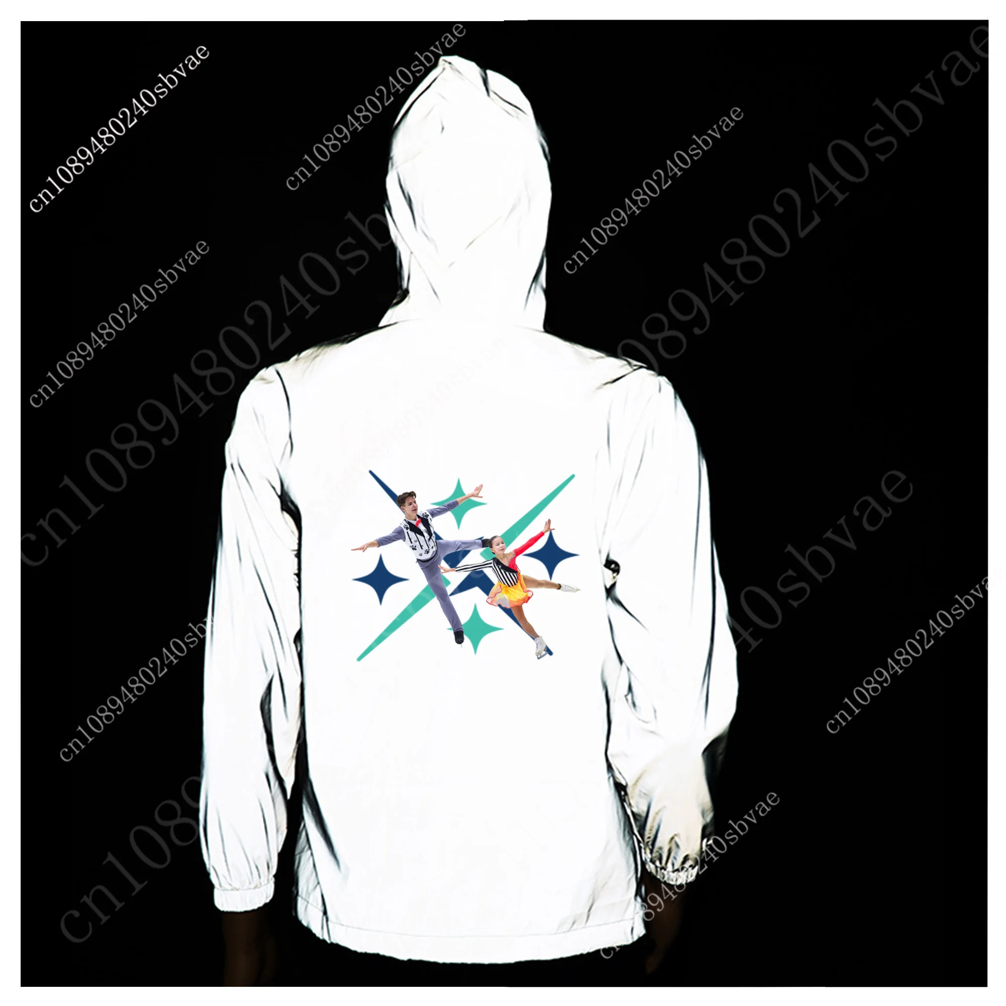 Кира Доможирова Илья Назад Kira Domozhirova Ilya Vegera Figure Skating Reflective Jacket Mens Womens Jackets Custom Hoodie