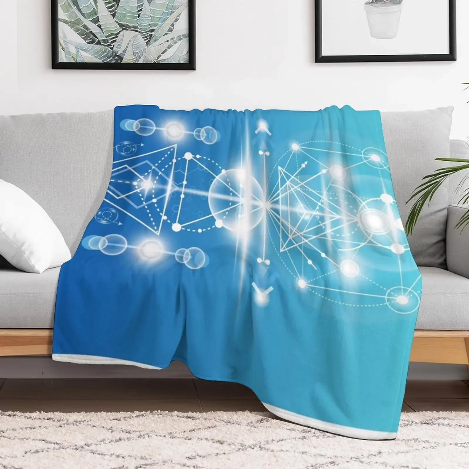 Copie de Resonance diagram - WATER Throw Blanket Sleeping Bag Blankets Sofas Of Decoration Beautifuls Blankets