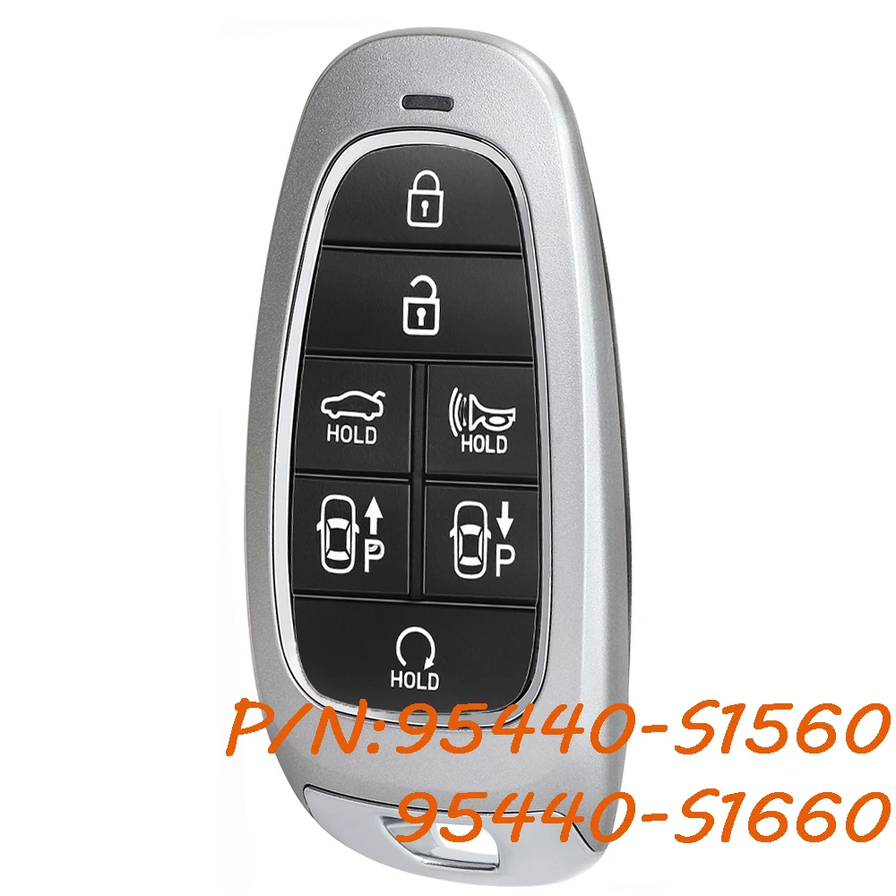 

KEYECU 95440-S1560 95440-S1660 Умный дистанционный брелок для Hyundai Santa Fe 2021 2022 2023 433 МГц TQ8-FOB-4F28