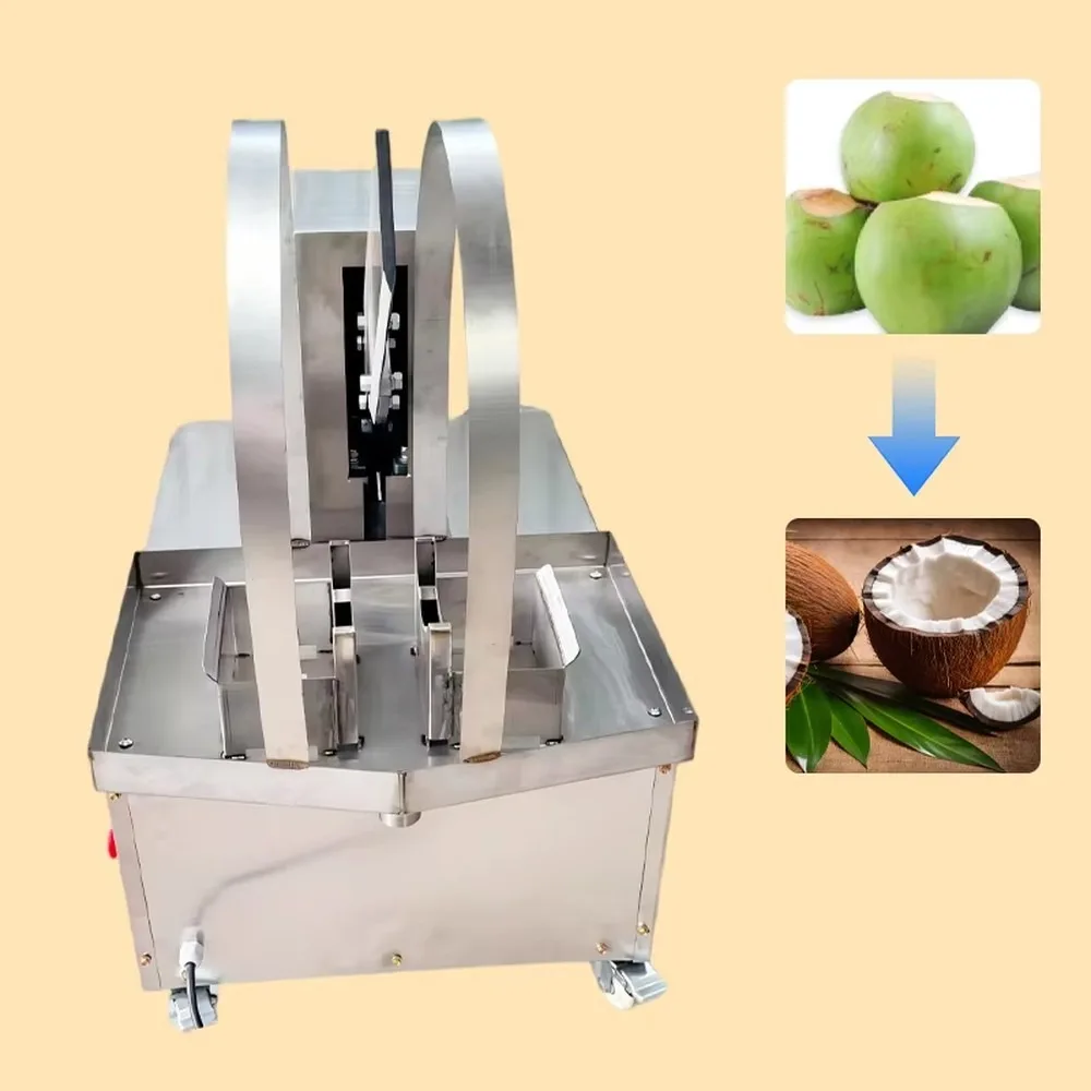 Manual Coconut Opening Tool Stainless Steel Young Coconut Cutting Machine Fresh Coconut Shell Opener Kitchen Fruit Tool