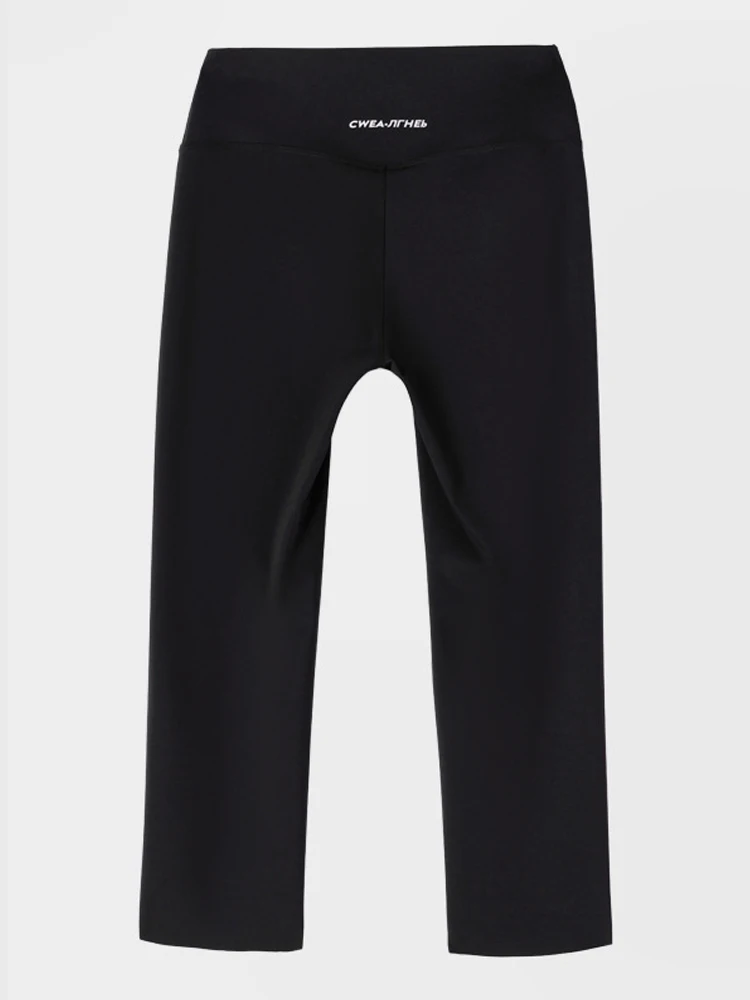 ارتفاع الخصر اليوغا السراويل حجم كبير سبعة بوصة جلد arkskin رقيقة المرأة ملابس خارجية ey الربيع الصيف Fitn الجوارب بعقب رفع